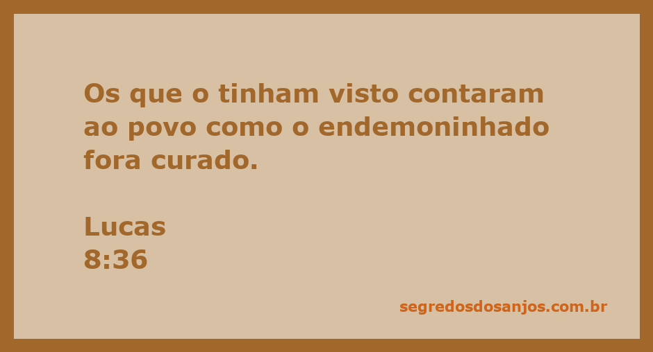 Imagem de uma cena bíblica onde pessoas relatam a cura de um endemoninhado.