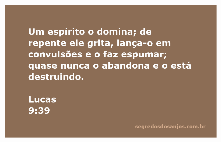 Imagem de uma pessoa em convulsão, simbolizando a luta contra um espírito maligno, inspirada em Lucas 9:39.