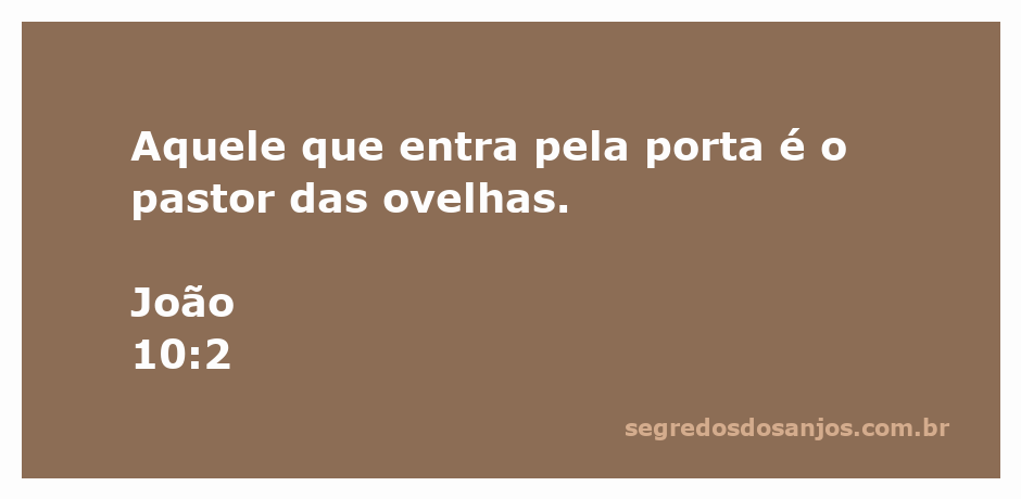 Imagem de um pastor guiando suas ovelhas pela porta