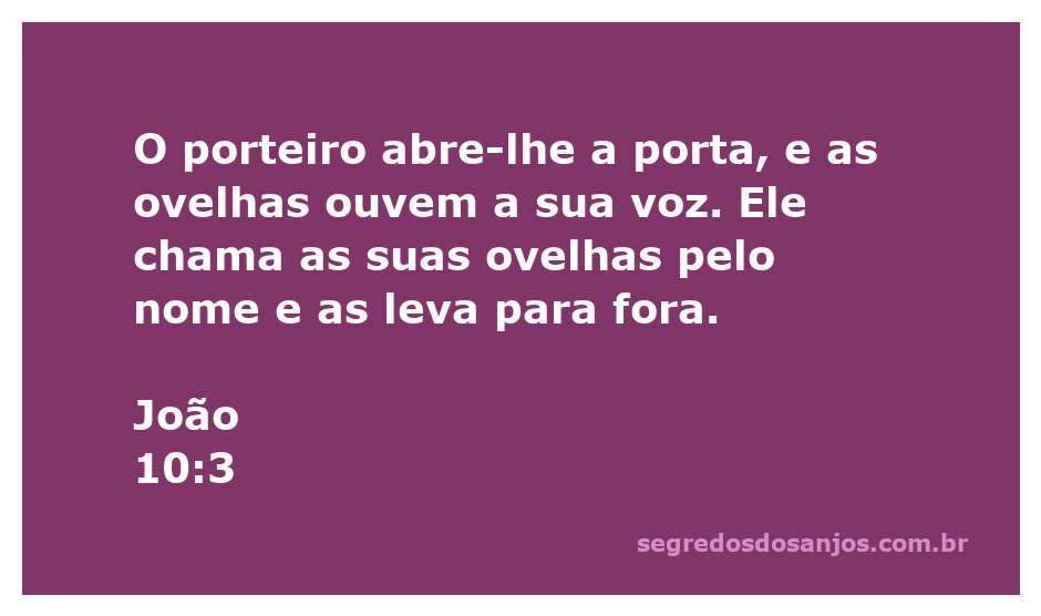 Uma representação do porteiro abrindo a porta para as ovelhas, simbolizando a relação entre Jesus e seus seguidores.