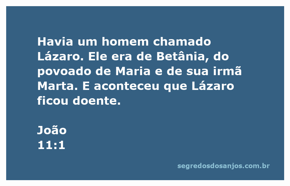 Representação de Lázaro, o homem da cidade de Betânia, cercado por Maria e Marta, em um cenário que ilustra sua enfermidade.