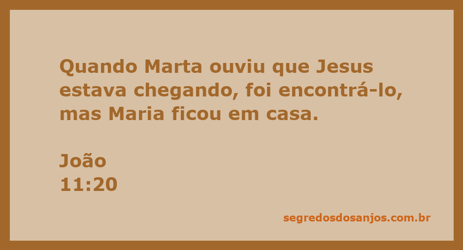 Marta encontrando Jesus ao saber de sua chegada, enquanto Maria permanece em casa.