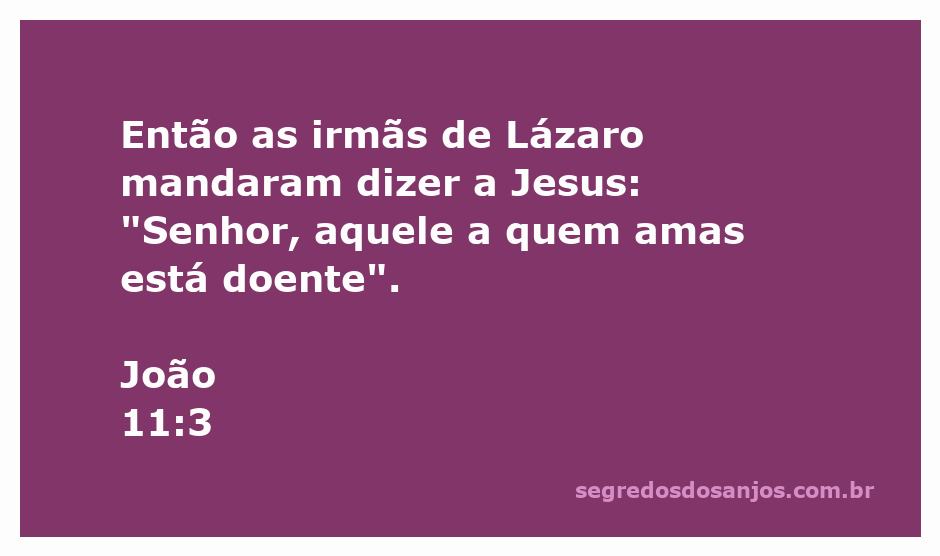 Imagem que retrata as irmãs de Lázaro enviando uma mensagem a Jesus sobre a doença de Lázaro.