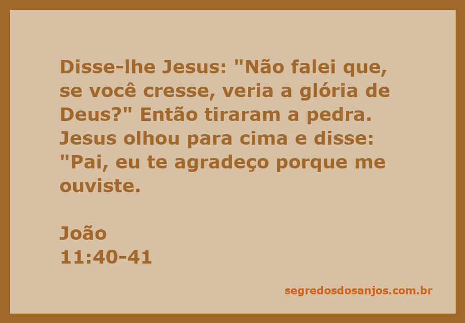 Jesus agradecendo ao Pai antes de realizar um milagre, com a pedra sendo removida do sepulcro.