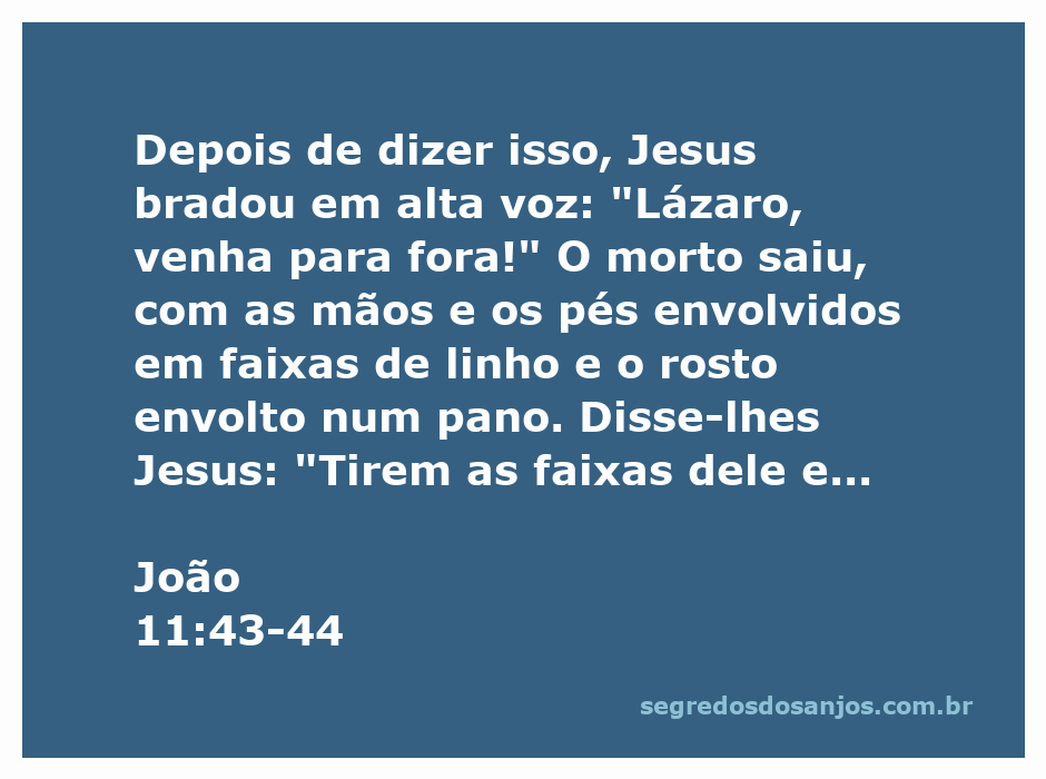 Jesus chamando Lázaro para sair da tumba, enquanto as pessoas ao seu redor observam com espanto.