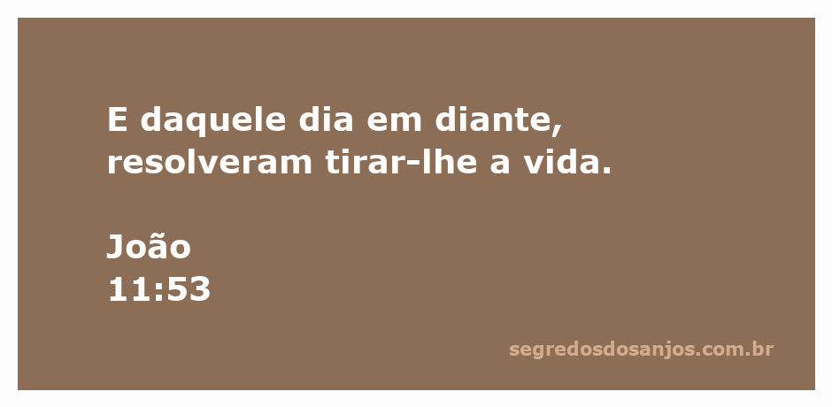 Imagem representativa da passagem bíblica João 11:53, que menciona a decisão de tirar a vida de Jesus.