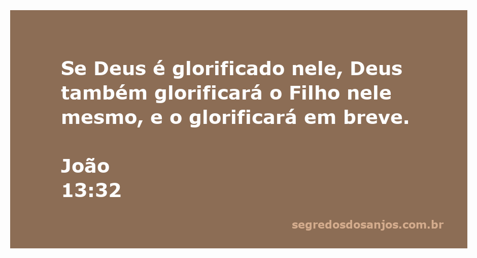 Imagem representativa da glorificação de Deus e do Filho conforme João 13:32