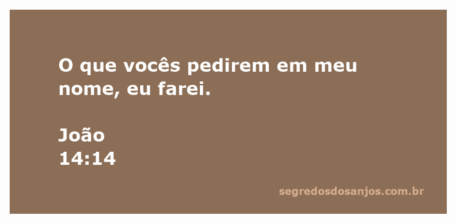 Ilustração inspiradora do versículo João 14:14, que destaca a promessa de Jesus sobre atender aos pedidos feitos em seu nome.