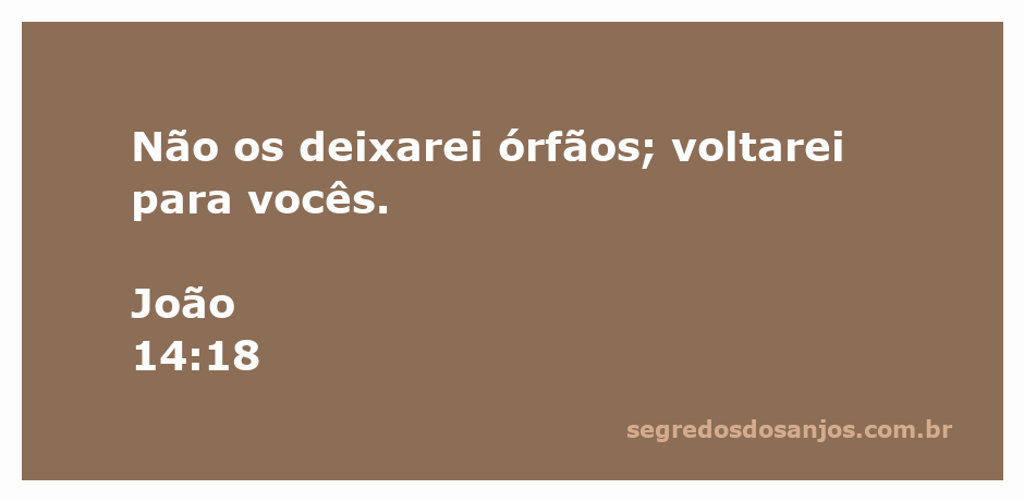Imagem ilustrativa da promessa de Jesus de não deixar os seus seguidores órfãos, simbolizando esperança e retorno.