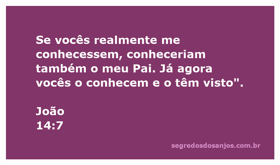 Imagem representativa de João 14:7, destacando a relação entre Jesus e o Pai.