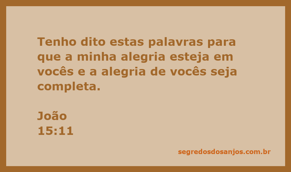 Imagem que ilustra a alegria plena prometida por Jesus em João 15:11.