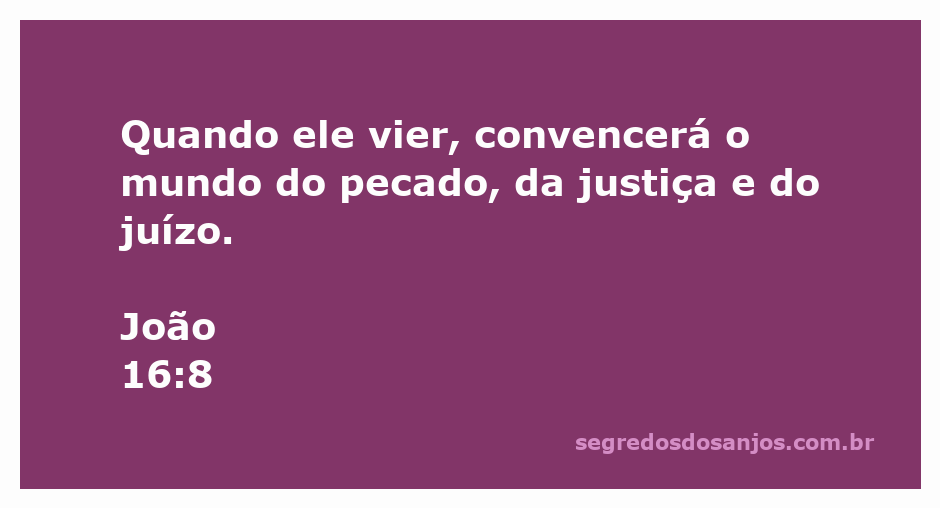 Imagem representativa do Espírito Santo convencendo o mundo sobre pecado, justiça e juízo.