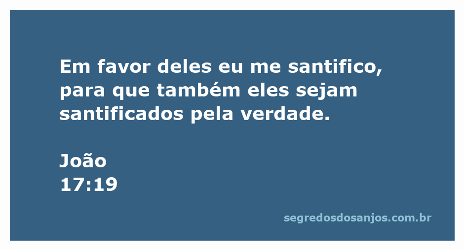 Jesus se santificando em oração pelos seus discípulos, conforme João 17:19.