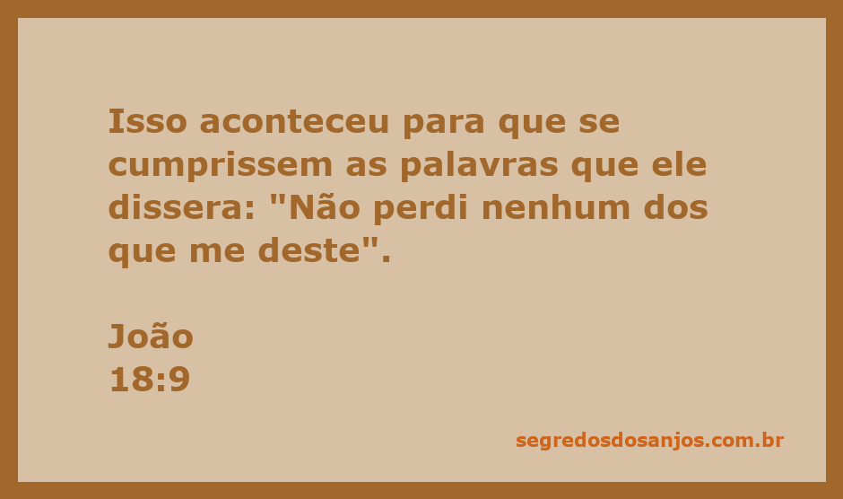Imagem representativa da passagem bíblica João 18:9, destacando a proteção divina sobre os seguidores de Jesus.