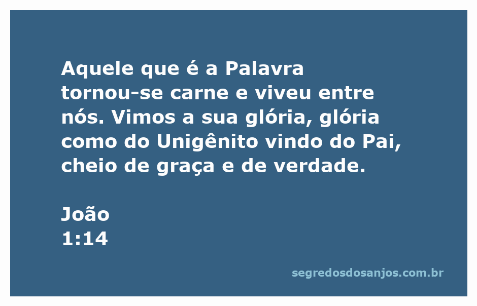Representação artística de João 1:14, onde a Palavra se torna carne e habita entre nós, simbolizando a encarnação de Cristo.