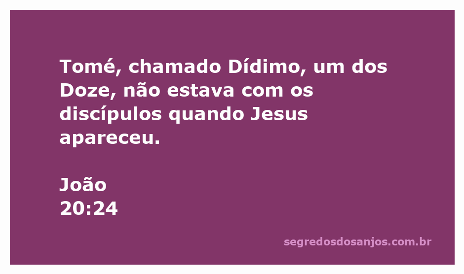 Ilustração de Tomé, um dos Doze discípulos, refletindo sobre sua ausência quando Jesus apareceu aos outros discípulos.