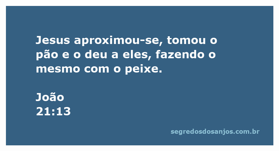 Jesus servindo pão e peixe aos seus discípulos.