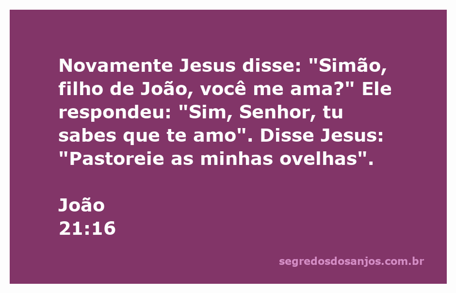 Jesus perguntando a Simão Pedro sobre seu amor e a instrução para pastorear as ovelhas