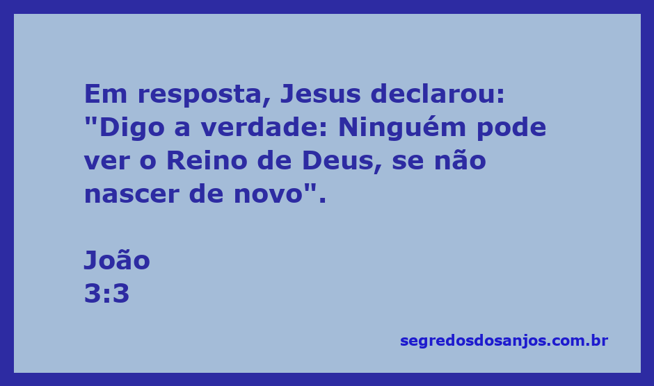 Jesus falando sobre o novo nascimento e o Reino de Deus.