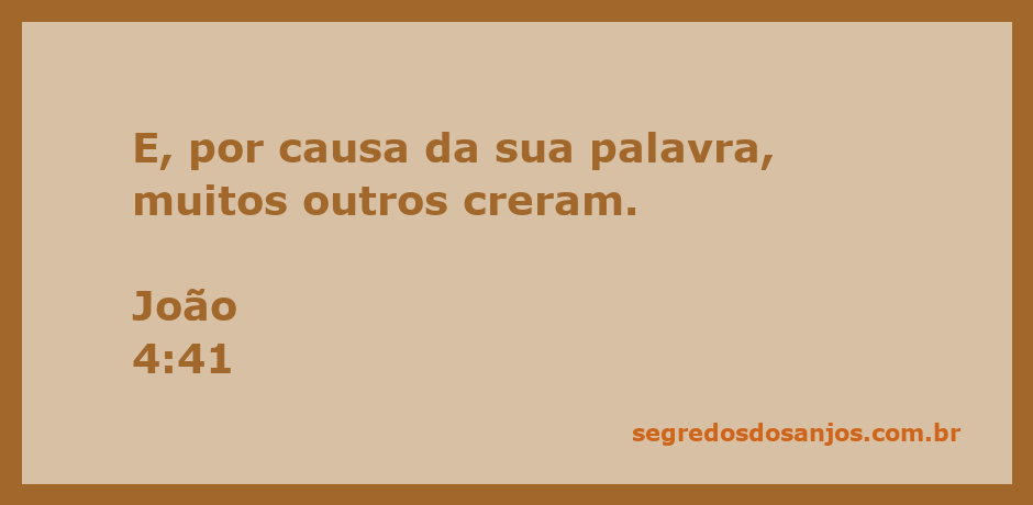 Imagem representando a fé e a crença inspiradas pela palavra de Jesus em João 4:41.