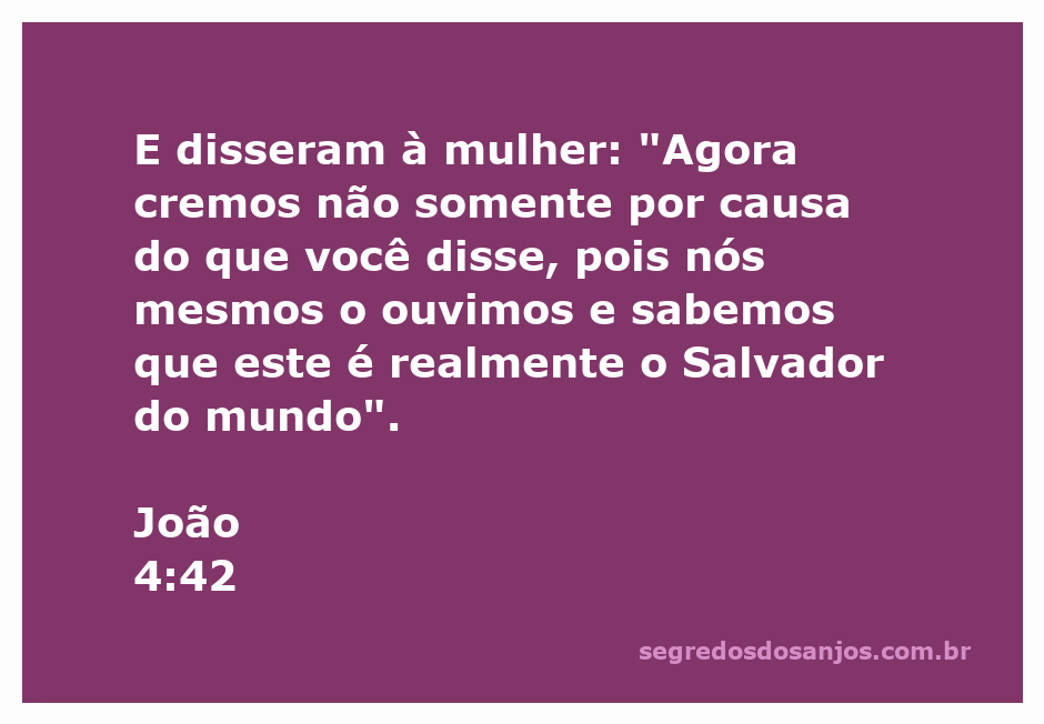 Mulher samaritana testemunhando sobre Jesus como o Salvador do mundo.