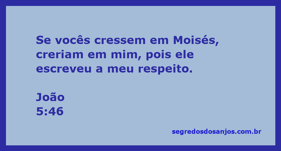 Imagem representativa da passagem bíblica João 5:46, ilustrando a conexão entre Moisés e Jesus.