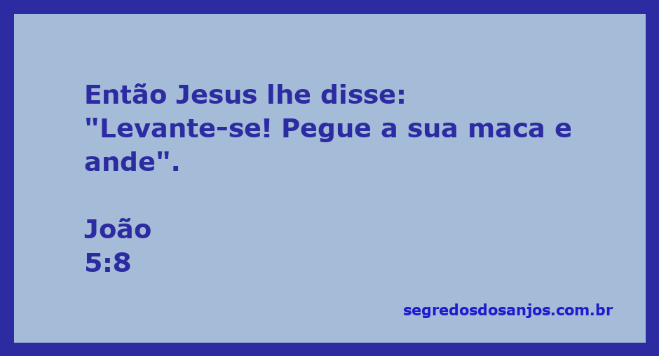 Imagem de Jesus dizendo a um homem para se levantar e andar com sua maca.