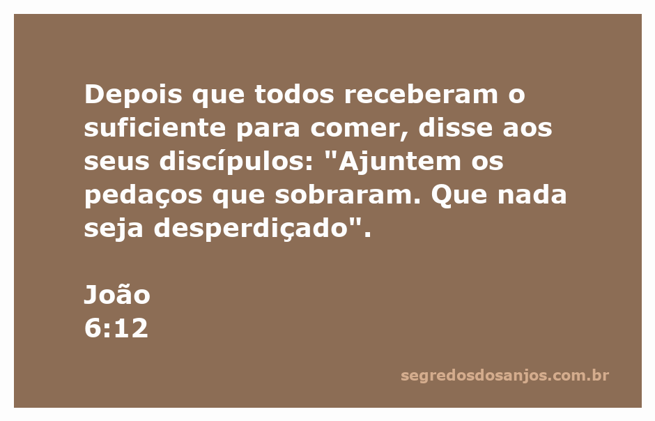 Discipulos de Jesus ajuntando os pedaços de comida que sobraram após a alimentação da multidão.