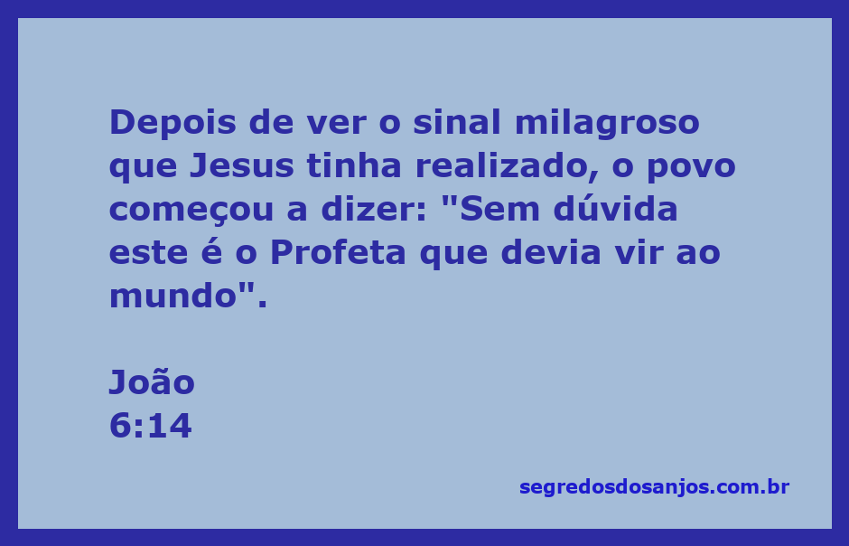 Pessoas admirando o milagre realizado por Jesus, referindo-se a Ele como o Profeta prometido.