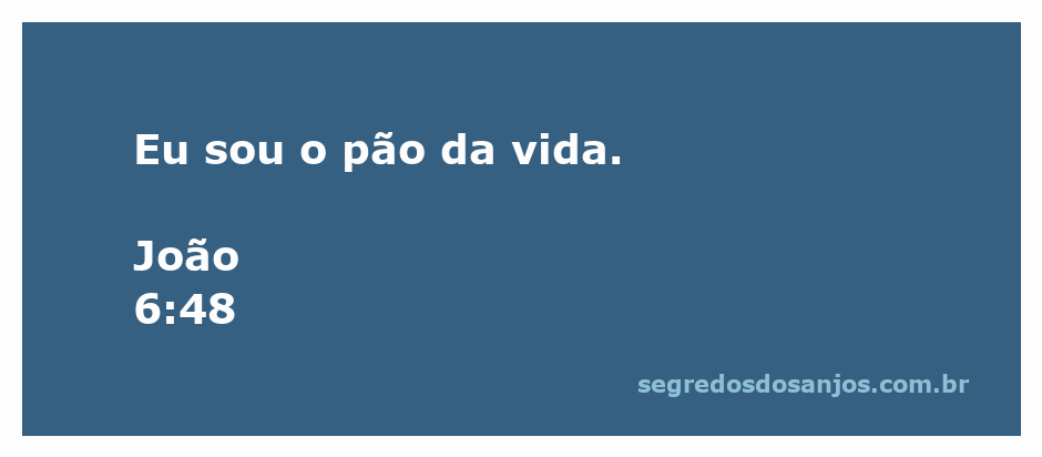 Imagem de pão simbolizando Jesus como o pão da vida mencionado em João 6:48.