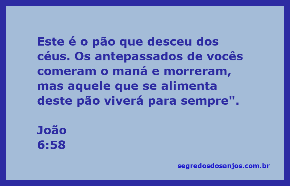 Imagem representativa do pão que desceu do céu, simbolizando o ensinamento de Jesus em João 6:58.
