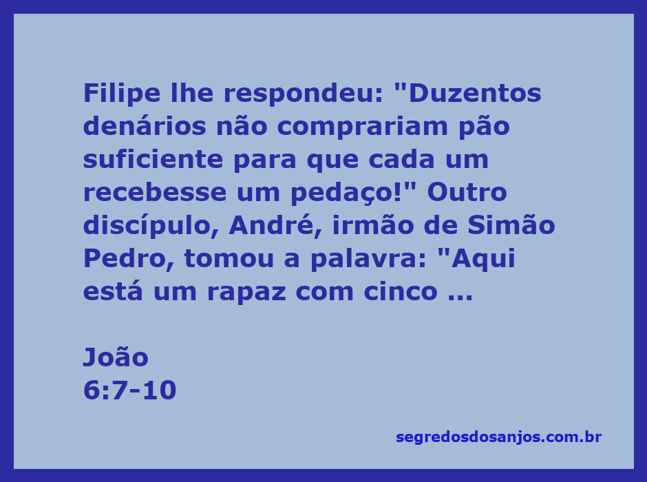 Imagem de Jesus instruindo os discípulos a alimentarem a multidão com cinco pães e dois peixes.