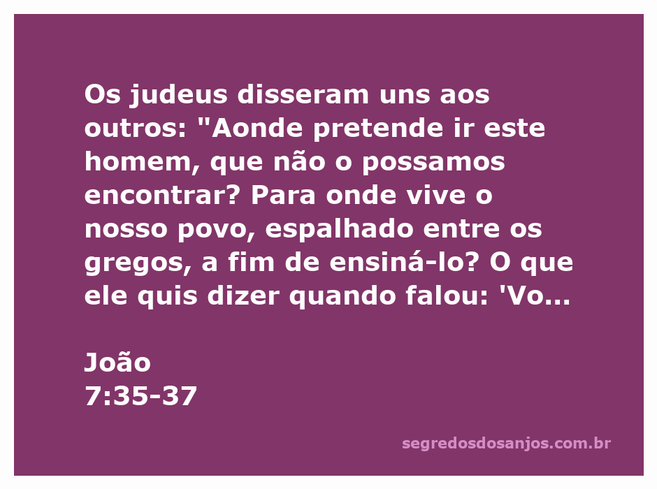 Jesus convidando as pessoas a virem a Ele para saciar sua sede espiritual durante a festa.