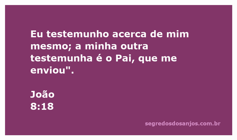 Imagem de uma luz brilhante simbolizando o testemunho de Jesus e do Pai.