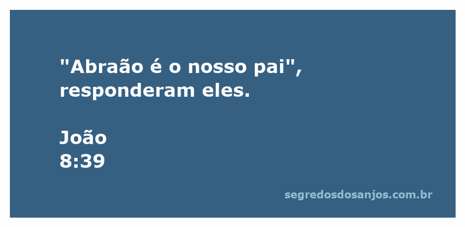 Pessoas discutindo sobre a filiação a Abraão em um contexto bíblico.