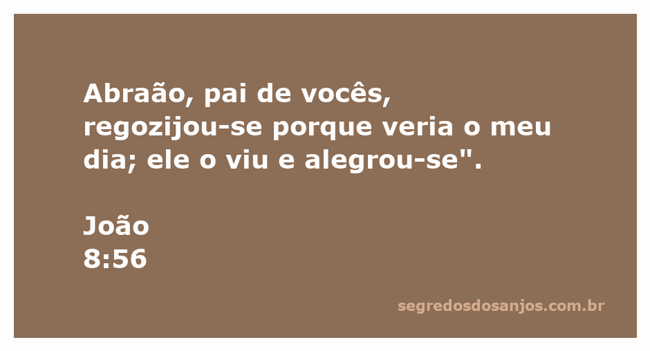 Imagem de Abraão olhando para o futuro com alegria, representando João 8:56.