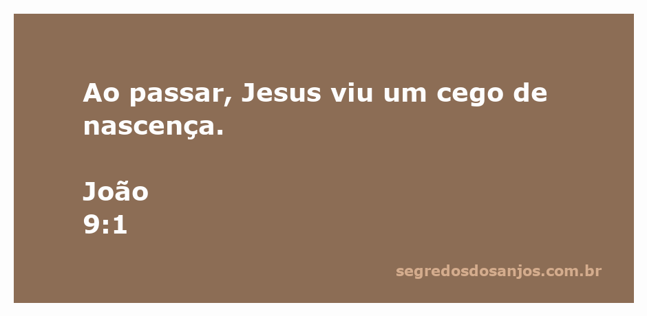 Imagem de Jesus encontrando um cego de nascença, representando a cura e a compaixão.