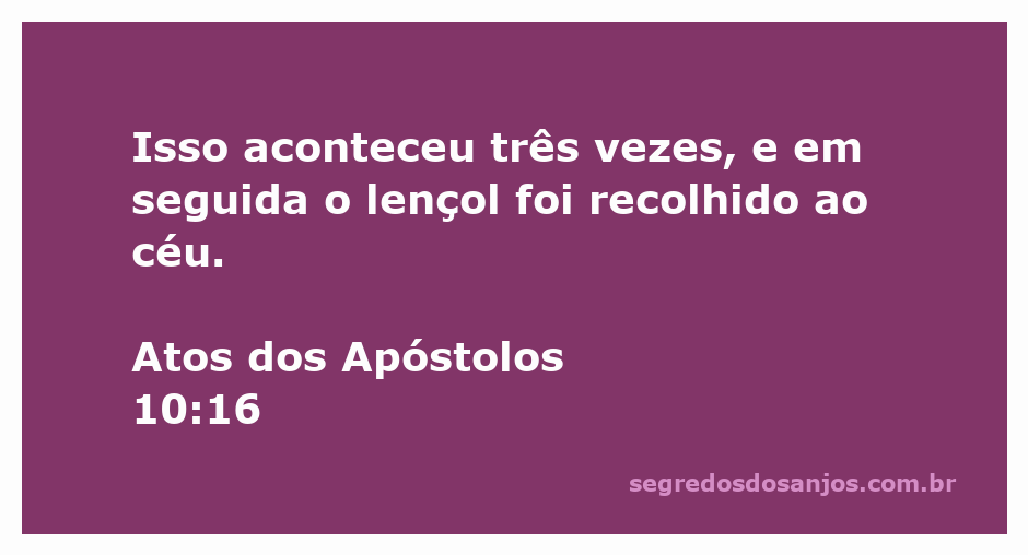 Visão de Pedro com um lençol descendo do céu, representando a revelação divina em Atos 10:16.