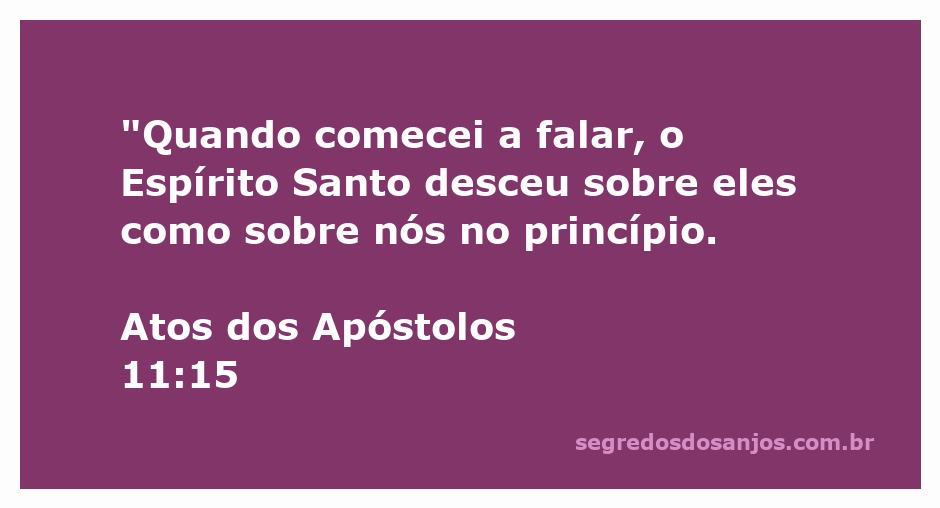 O Espírito Santo descendo sobre os apóstolos, simbolizando a confirmação da mensagem de Deus.