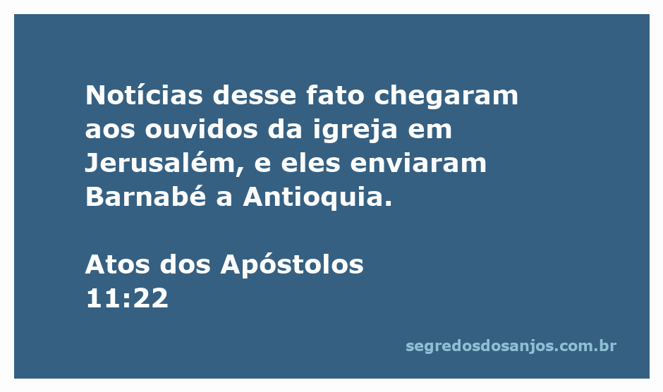 Barnabé é enviado a Antioquia pela igreja em Jerusalém após notícias sobre novos convertidos.