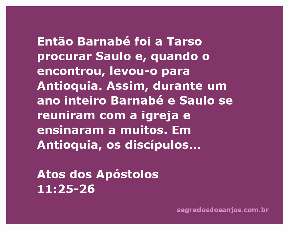Barnabé e Saulo ensinando a igreja em Antioquia, representando a união dos primeiros cristãos.