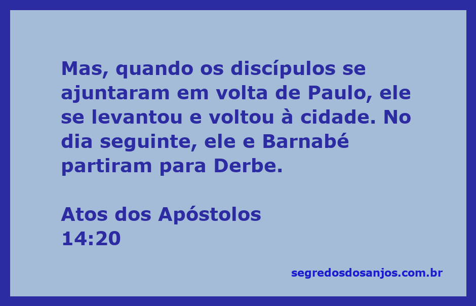 Paulo se levantando após ser cercado pelos discípulos em Atos 14:20.