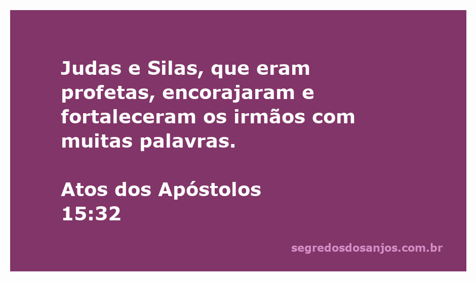 Imagem de Judas e Silas encorajando os irmãos na fé com palavras de força e esperança.