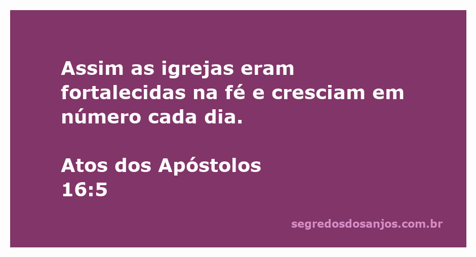 Imagem representando o crescimento espiritual e numérico das igrejas, conforme Atos 16:5.