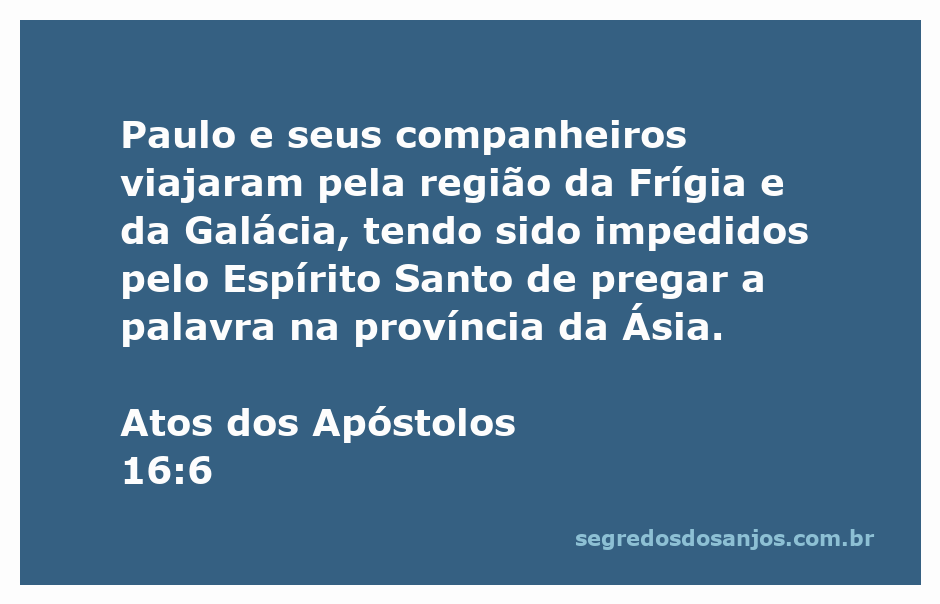 Imagem representativa de Paulo e seus companheiros viajando pela região da Frígia e Galácia, simbolizando a orientação do Espírito Santo.