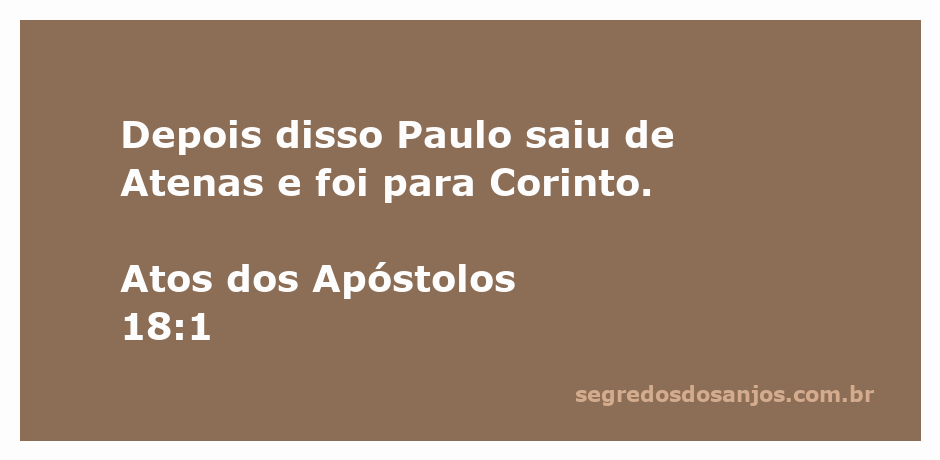 Paulo viajando de Atenas para Corinto, representando a missão apostólica.