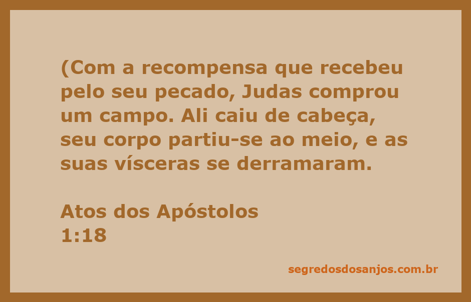 Representação da morte de Judas Iscariotes, mostrando o campo que ele comprou com a recompensa de seu pecado.