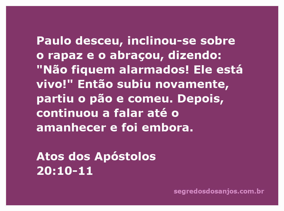 Paulo resgatando um jovem caído e proclamando que ele está vivo, com elementos de uma refeição ao fundo.