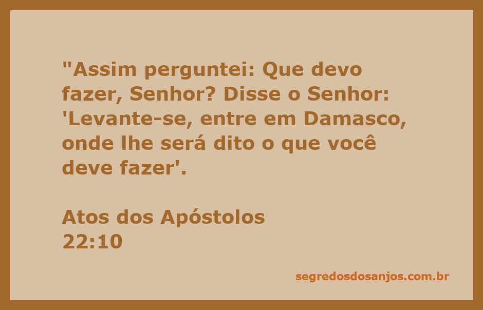 Imagem de Saulo de Tarso recebendo instruções divinas em Damasco.