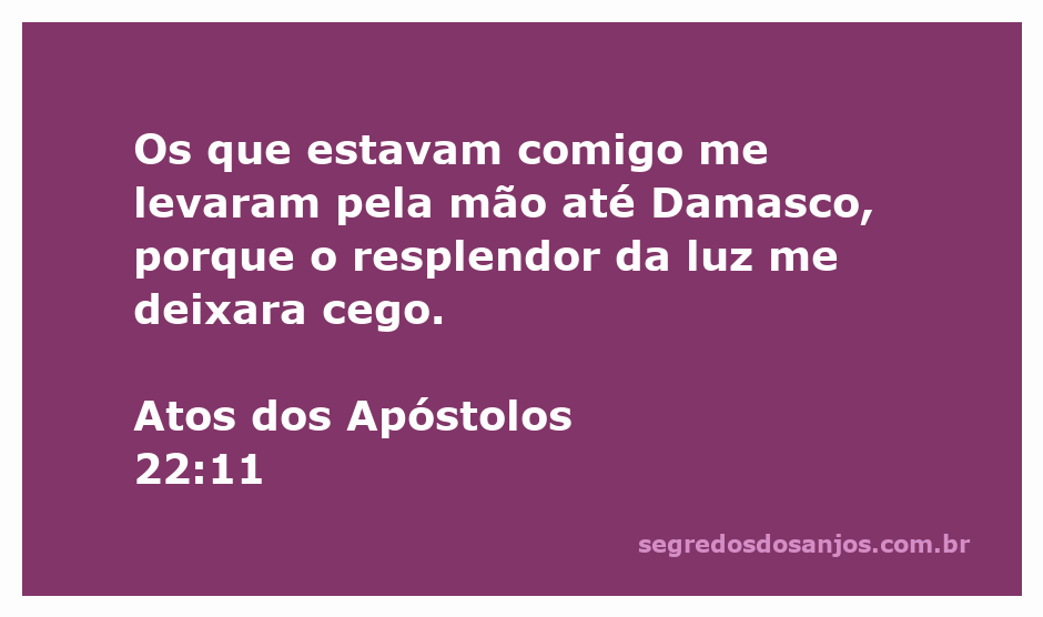 Imagem representando a cegueira de Paulo após o encontro com a luz divina em Damasco.